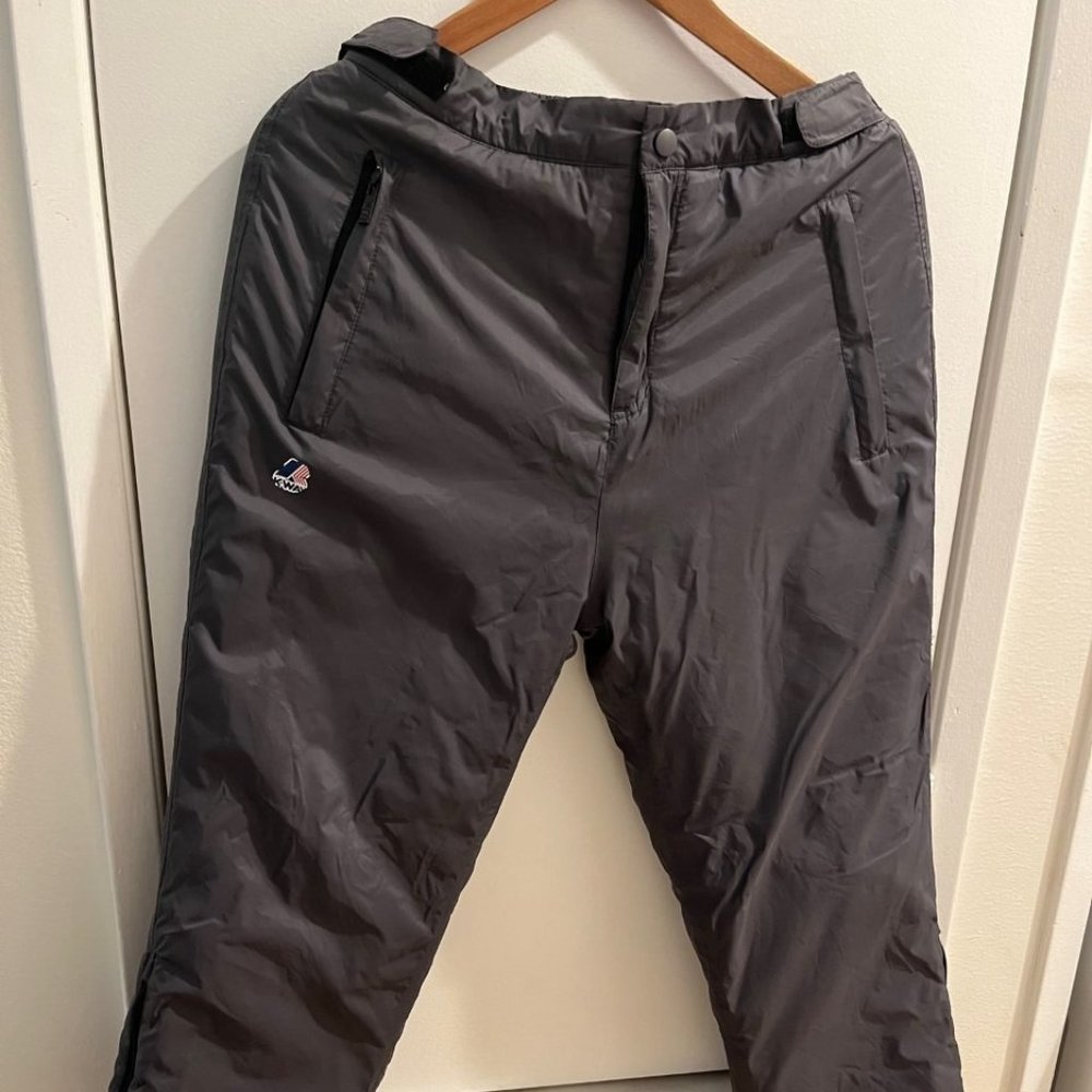 Kids K-Way Gray Insulated Snow Pants (size 10)